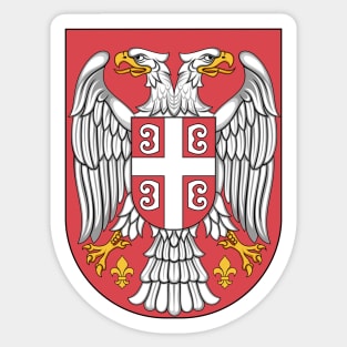 Serbian coat of arms Sticker